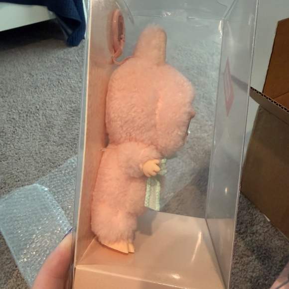 Pop mart Labubu The Monsters Mokoko Close to Sweet plush pendant Authentic - Picture 4 of 5